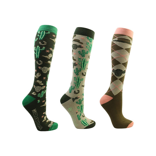 Hy Equestrian Wild Wild West Socks  - Adult (4-8)
