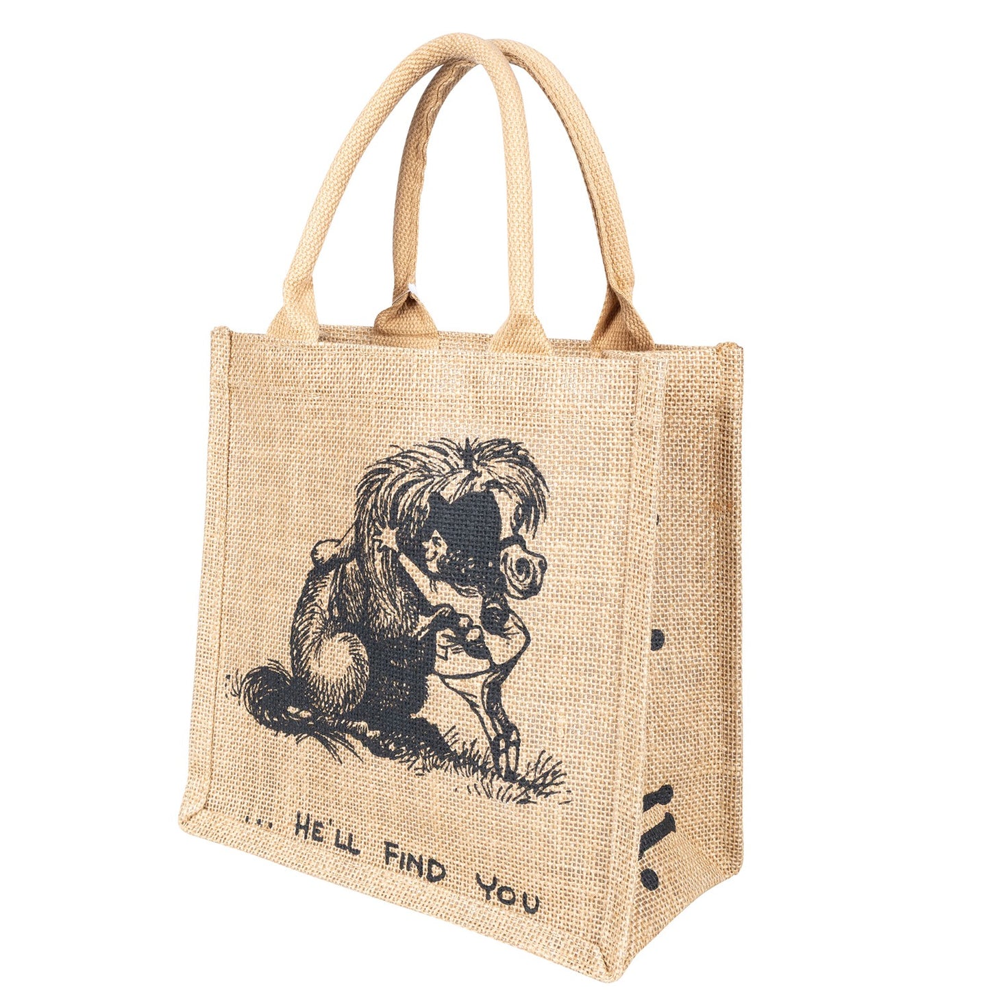 Thelwell Collection Square Hessian Bag Pony Pals