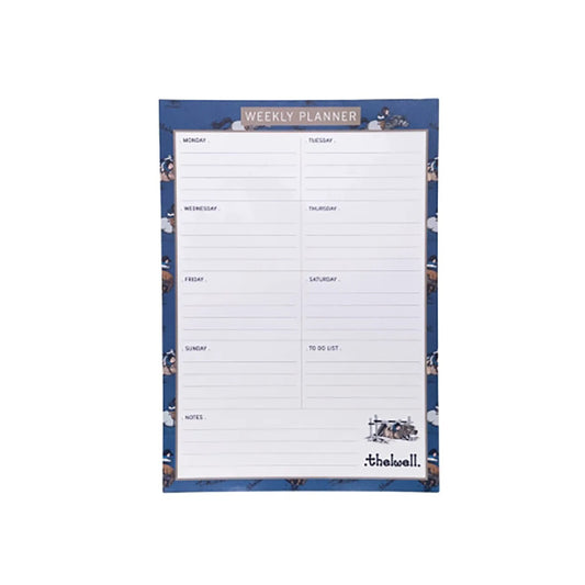 Hy Equestrian Thelwell Collection A4 Weekly Planner Classic Blue