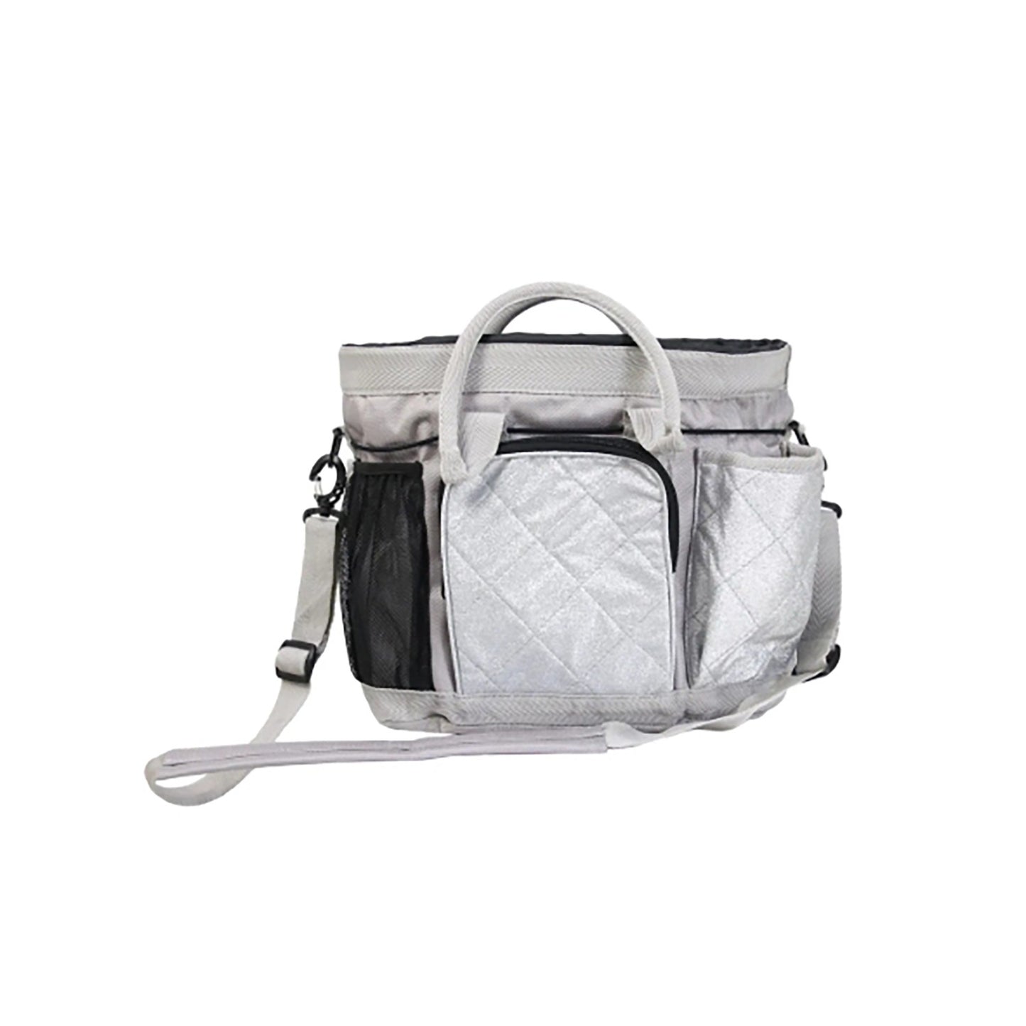 Hy Equestrian Glitzy Grooming Bag Silver