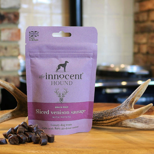 The Innocent Hound Sliced Venison Sausage Treats - 70 Gm