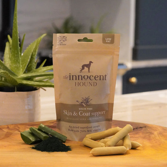 The Innocent Hound Skin & Coat Support Sausage Treats - 10 Treat Pack