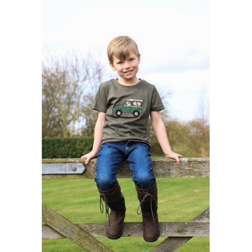 BCC Offroader & Dogs Childrens T-Shirt