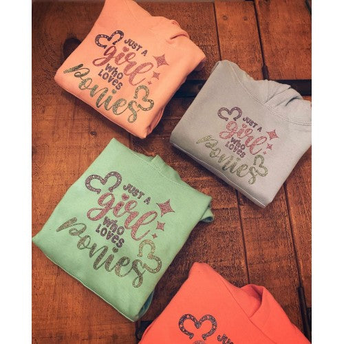 BCC Just A Girl Who Loves Ponies Slogan Hoodie