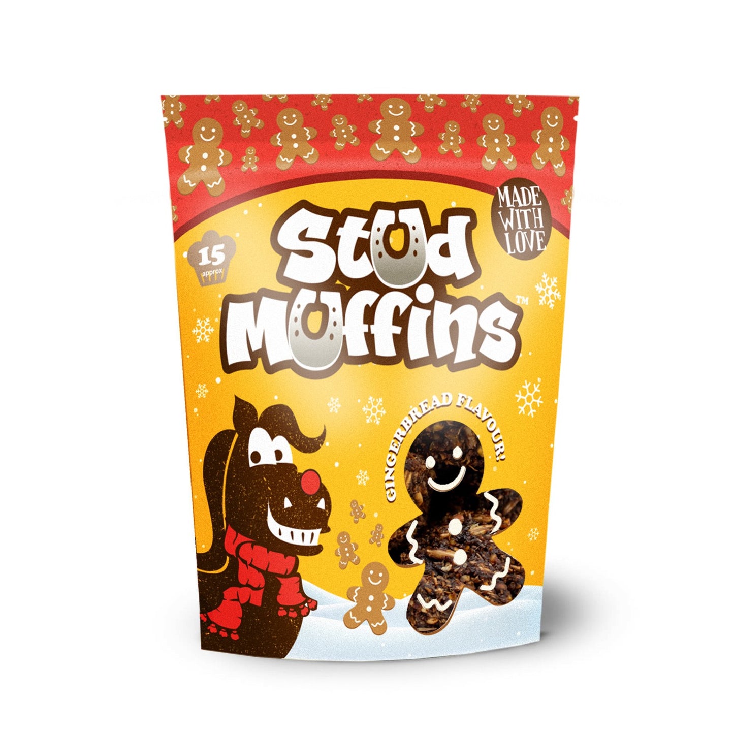 Stud Muffins Gingerbread Flavour - 15 Muffins