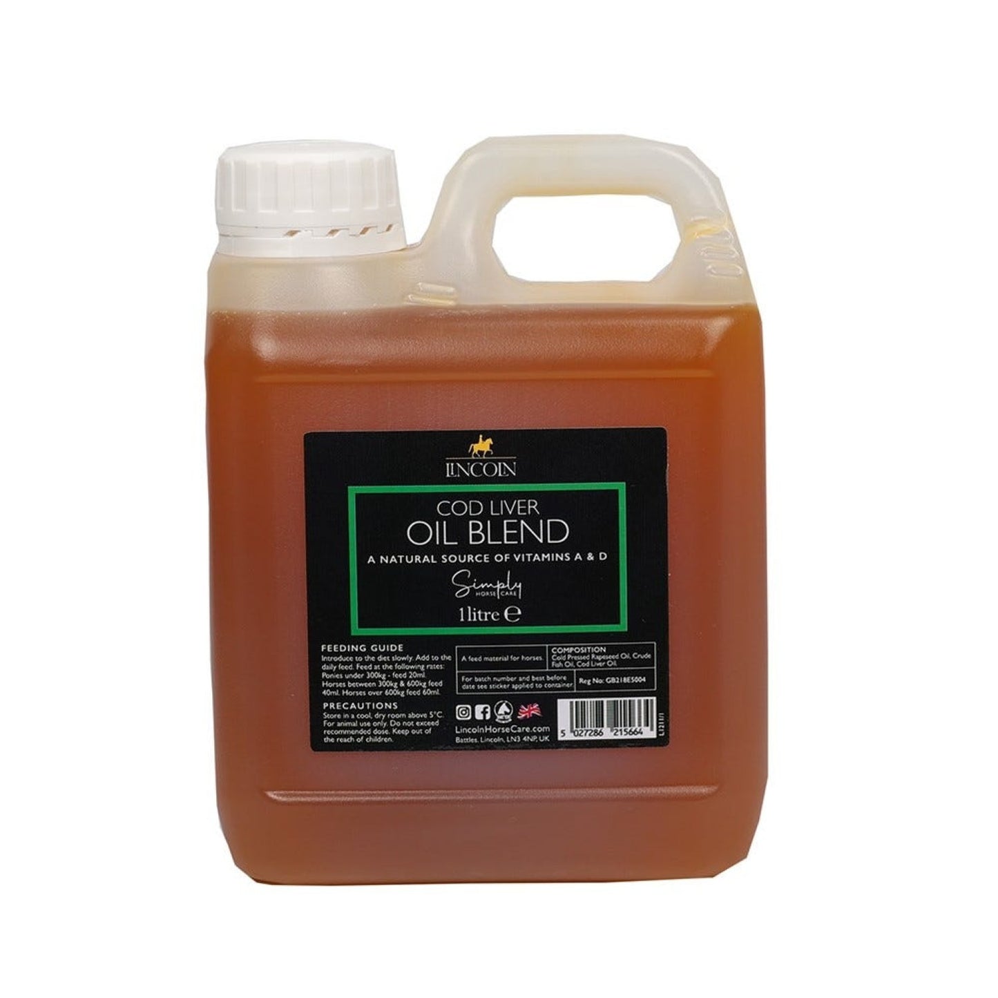 Lincoln Simply Cod Liver Oil Blend - 1 Lt