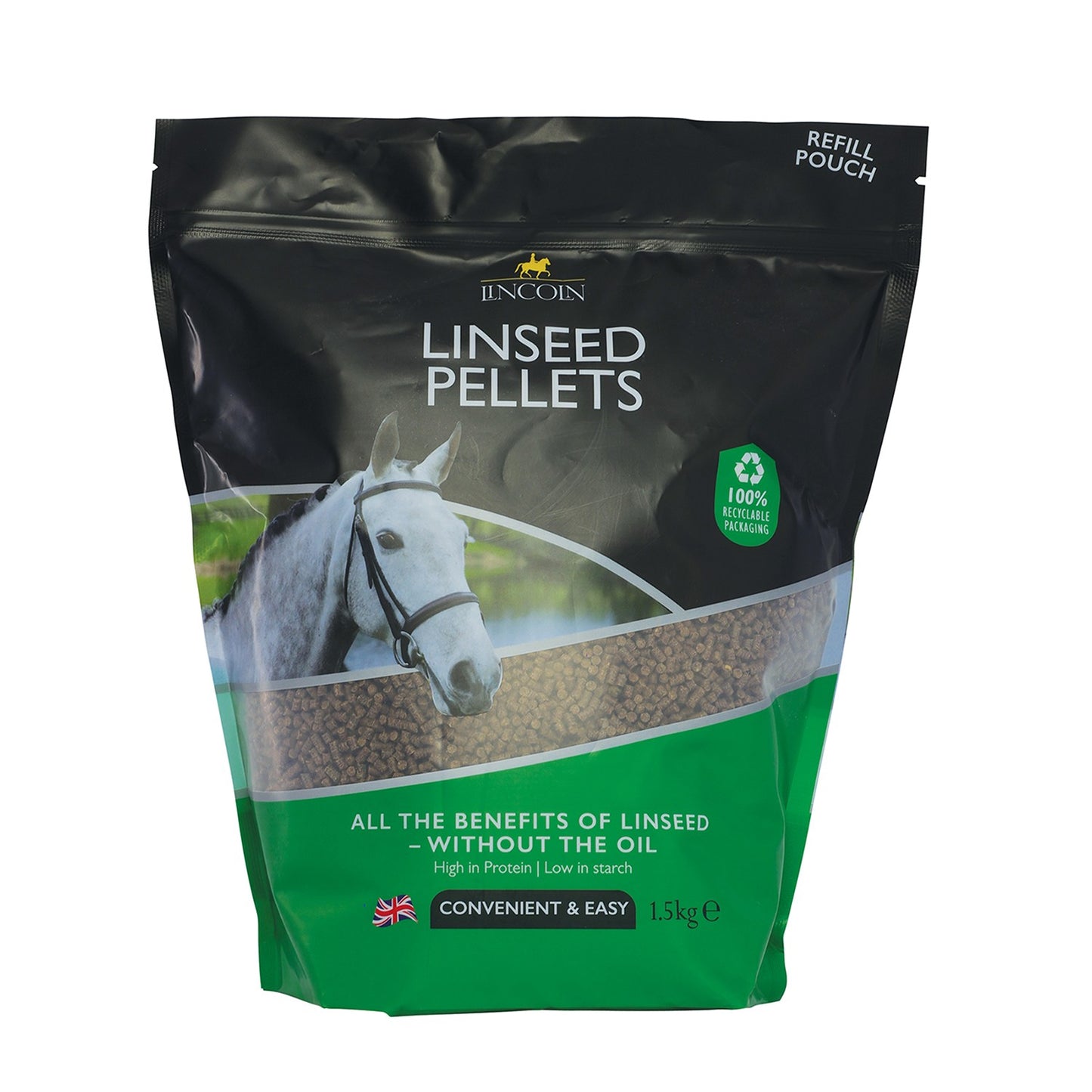 Lincoln Linseed Pellets - 1.5 Kg Refill Pouch