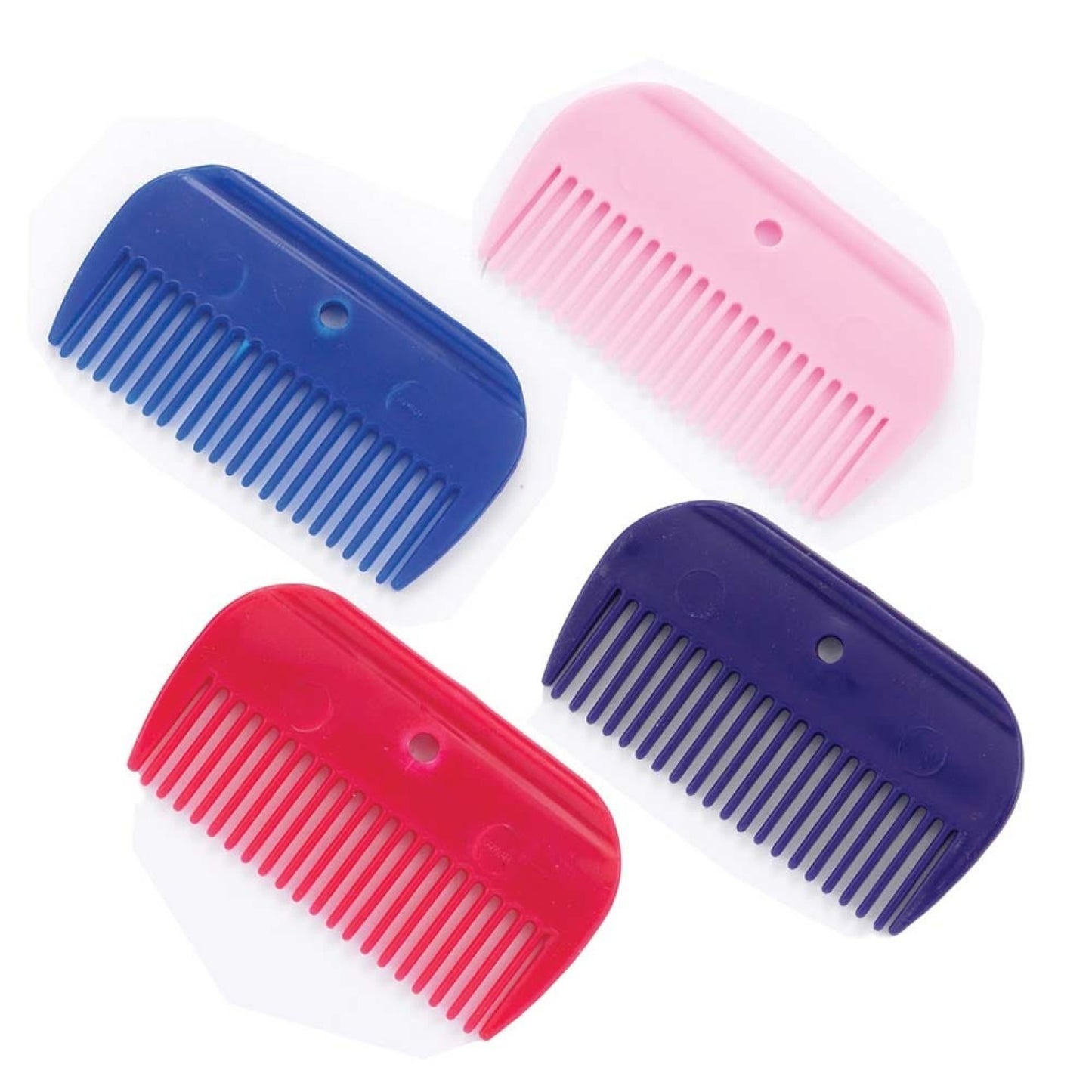 Lincoln Plastic Mane Comb Red