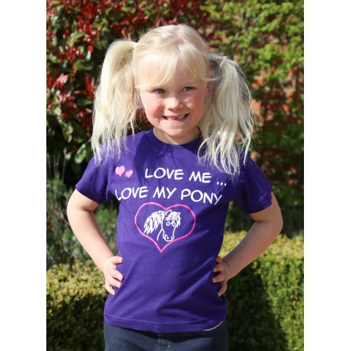 BCC "Love me Love my Pony" Childrens T-Shirt