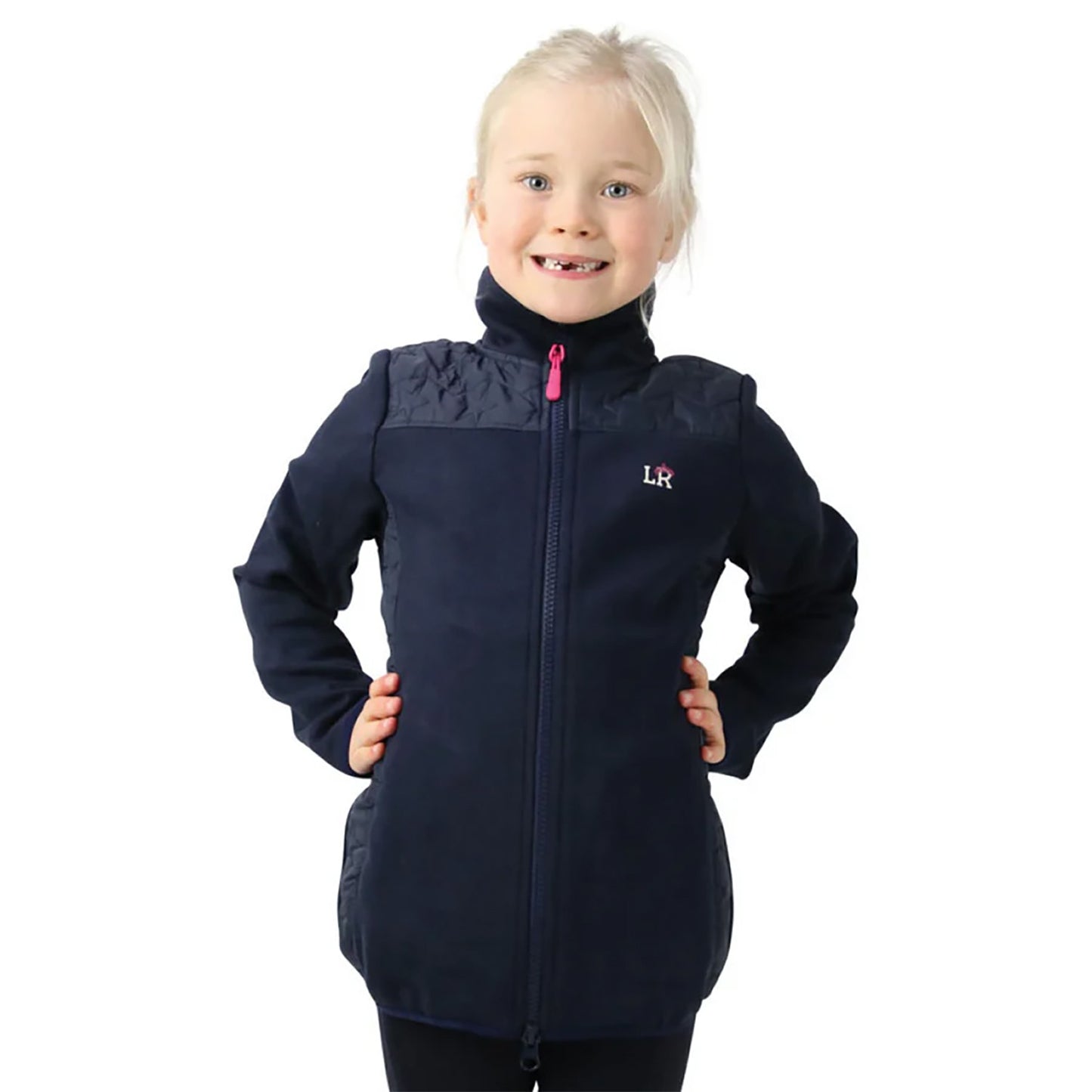 Little Rider Sophia Jacket Navy/Pink - 5/6 Years