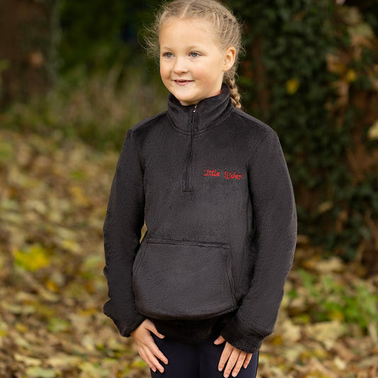 Nina Soft Fleece by Little Rider Grey/Red - 9-10 Years