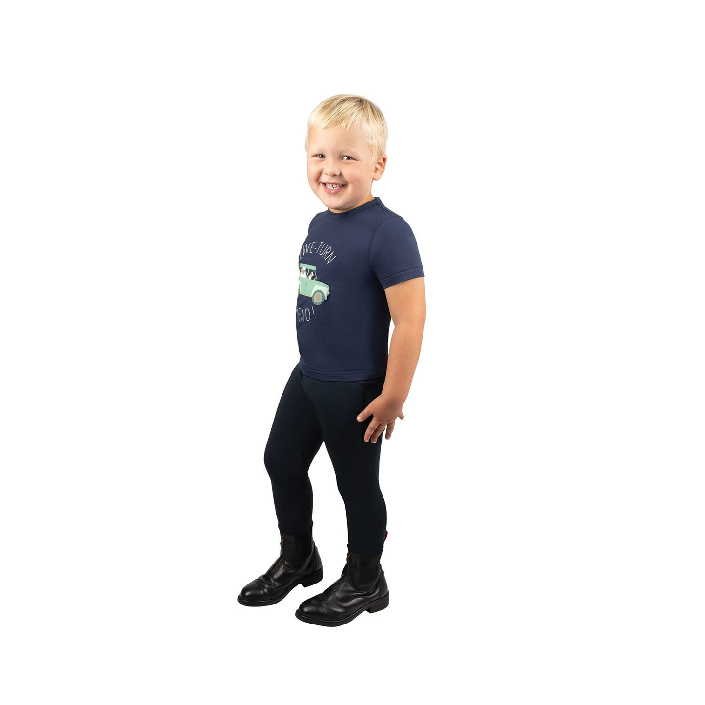 Classic Riding Tights by Little Knight Navy - 5-6 Years