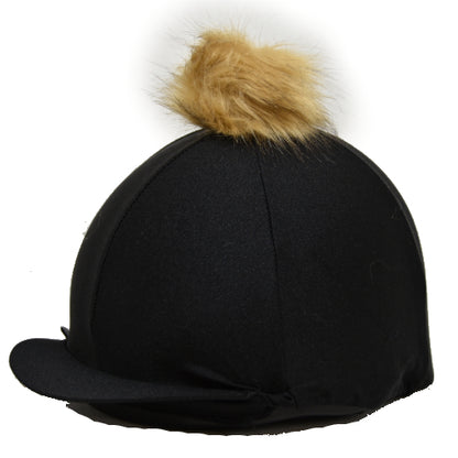Lycra with Faux Fur Pom Pom