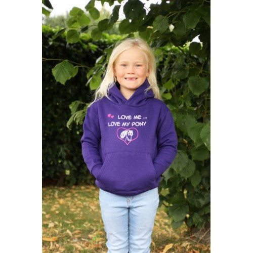 BCC "Love me Love my Pony" Childrens Hoodie