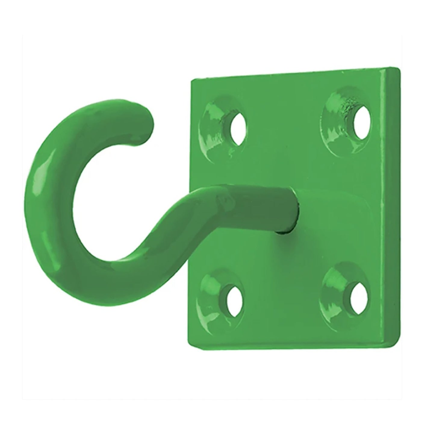 Perry Equestrian 511 Chain Hook on Plate Green - Pack of 2 PerryPack