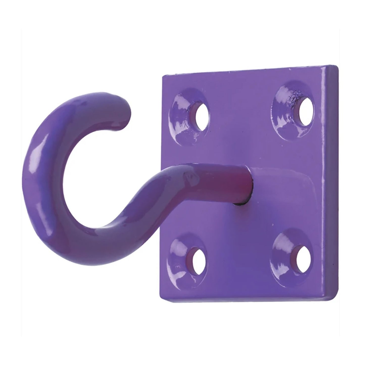 Perry Equestrian 511 Chain Hook on Plate Purple - Pack of 2 PerryPack