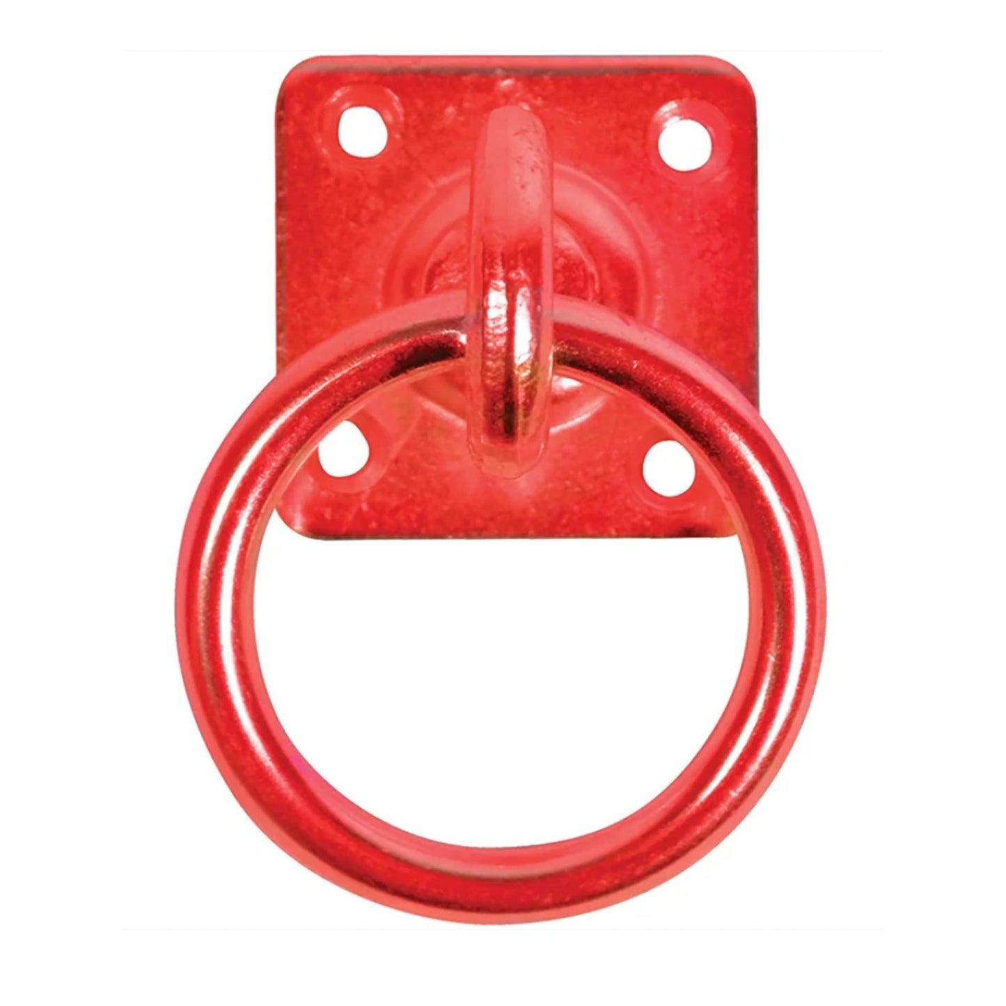 Perry Equestrian 550 Swivel Tie Ring on Plate Red - Pack of 2 PerryPack