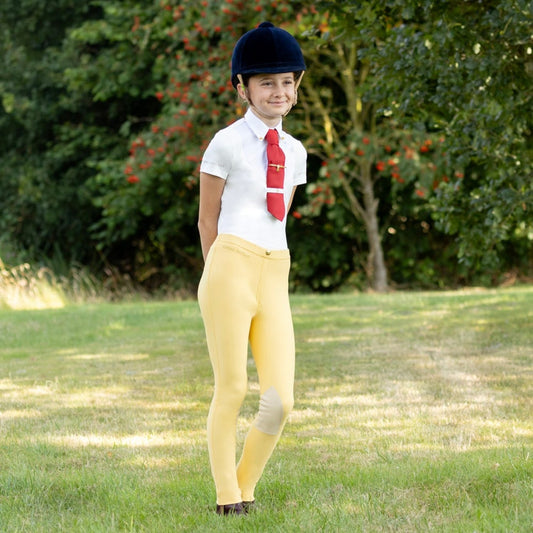 Supreme Products Champion Show Rider Jodhpurs / Breeches Canary Yellow