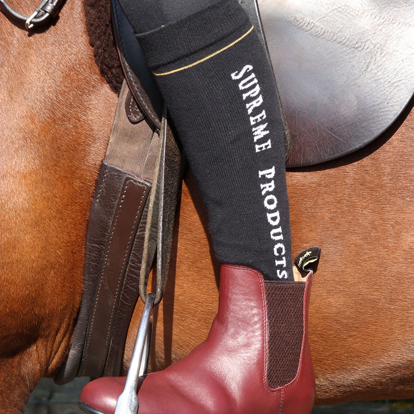 Supreme Products Show Ring Jodhpur Boots Junior Oxblood - Size 4 (37)