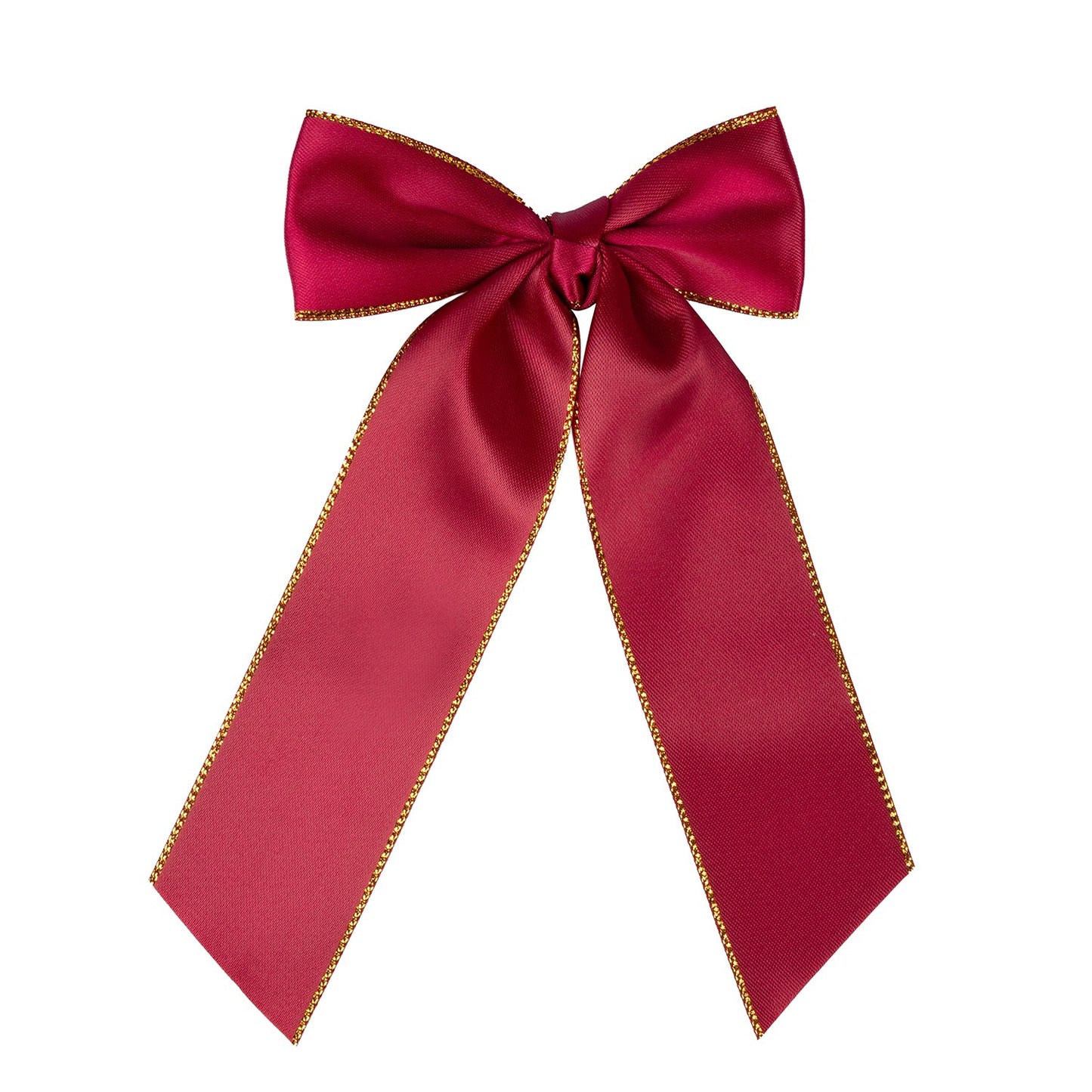 Supreme Products Picture Perfect Long Hair Bows Burgundy/Gold