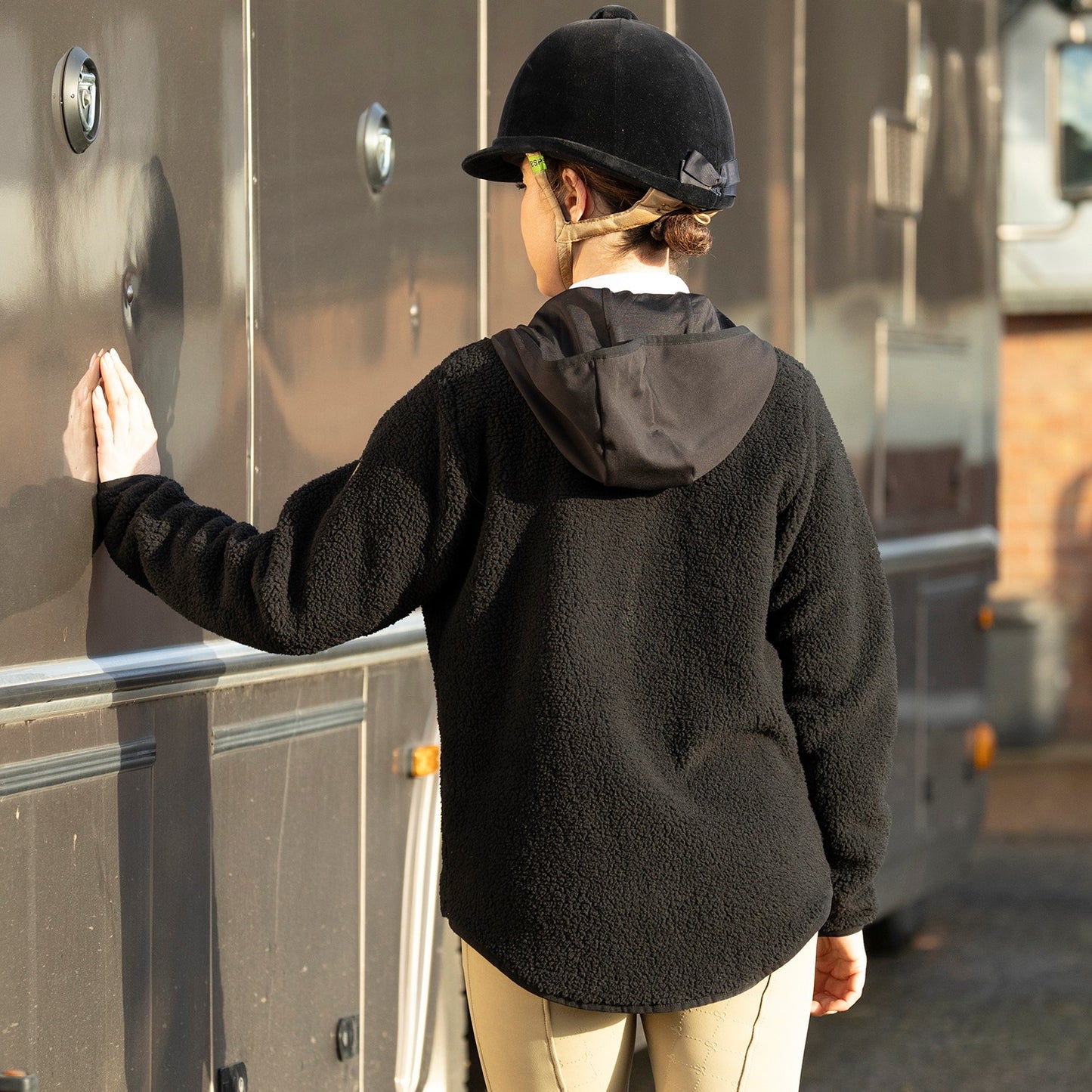 Supreme Products Junior Teddy Fleece Jacket Black - 5-6 Years