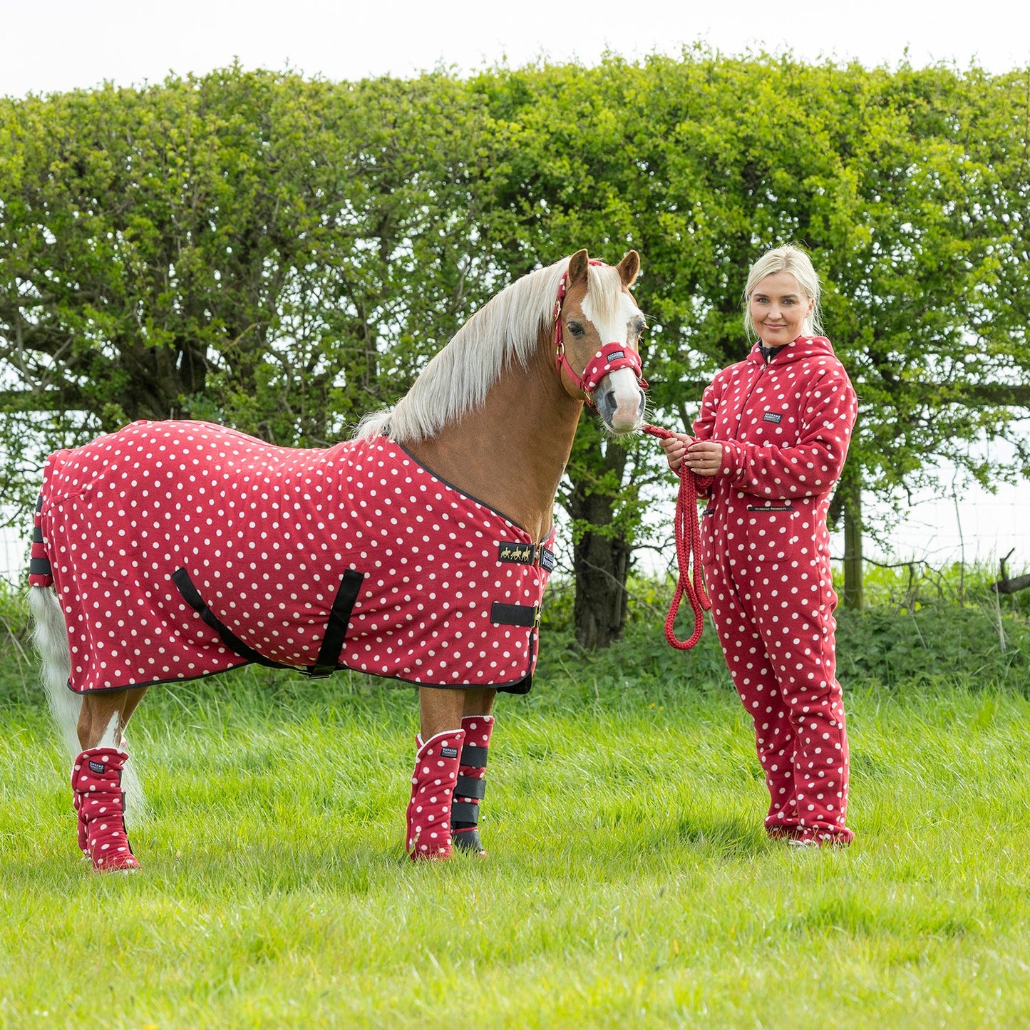 Supreme Products Dotty Fleece Rug
