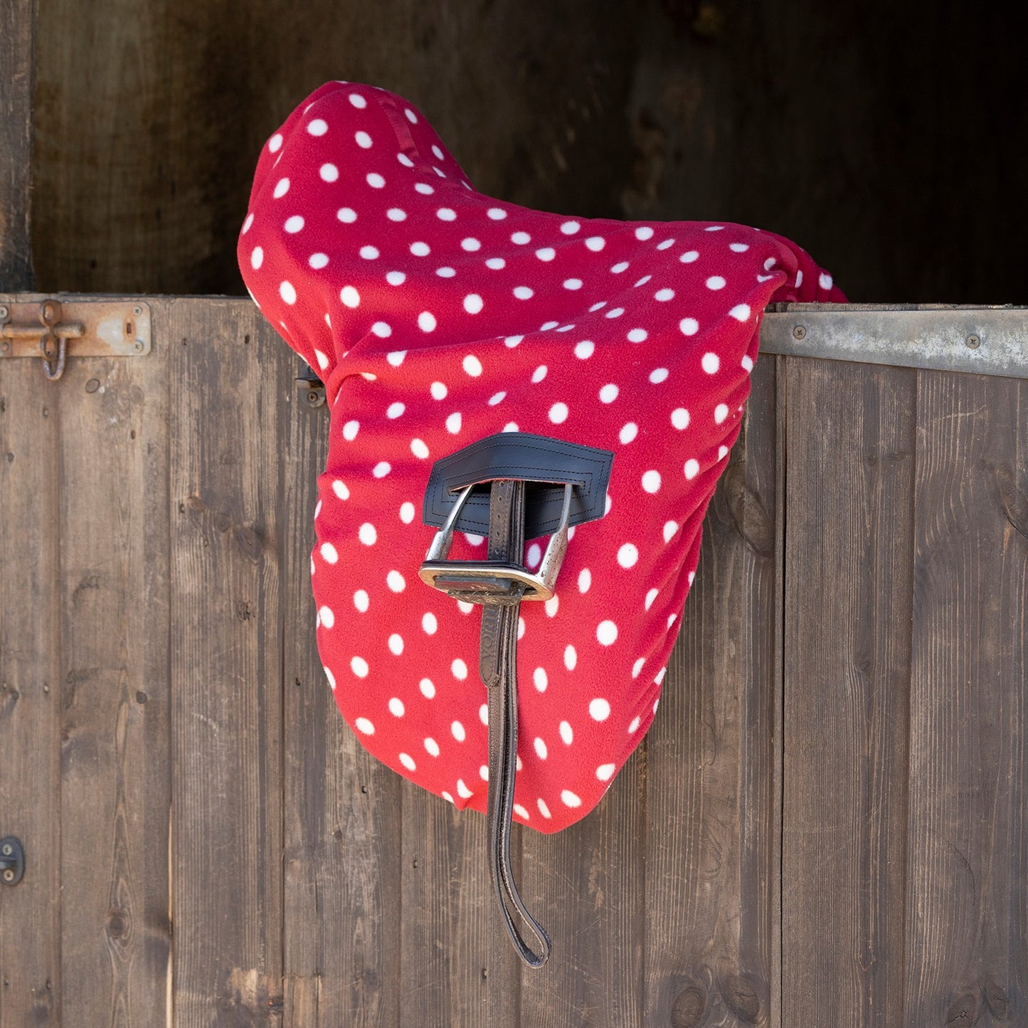 Supreme Products Dotty Fleece Ride On Saddle Cover