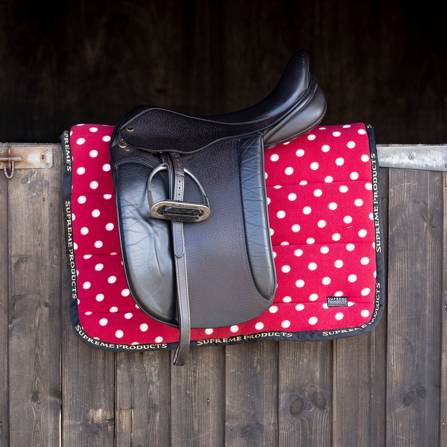 Supreme Products Dotty Fleece Saddle Pad