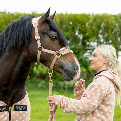 Supreme Products Dotty Fleece Headcollar & Lead Rope