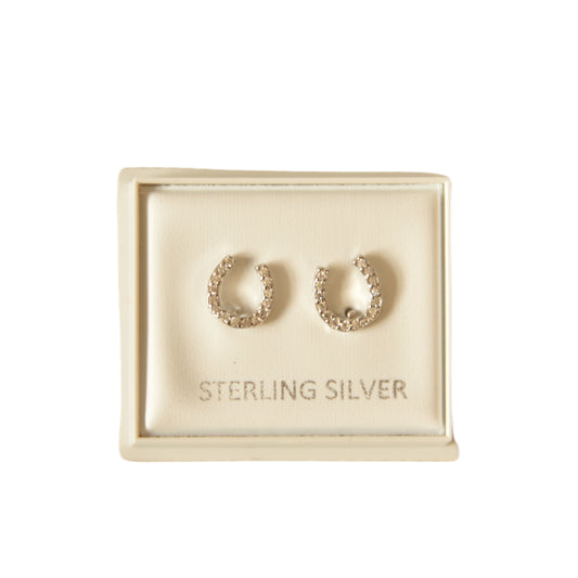 Sterling Silver Crystal Earrings