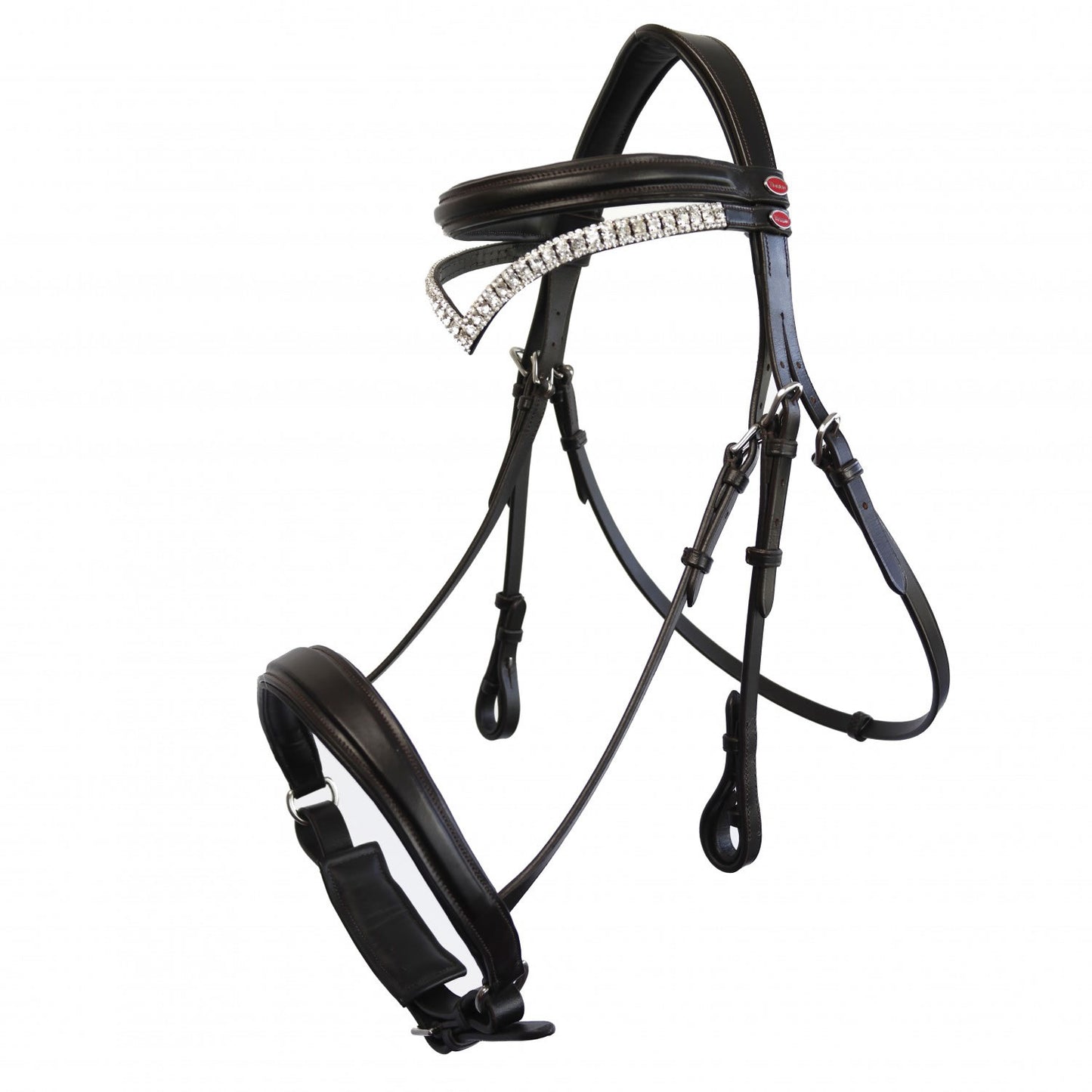 Whitaker BR072 Lynton Snaffle Bridle with 2 Browbands