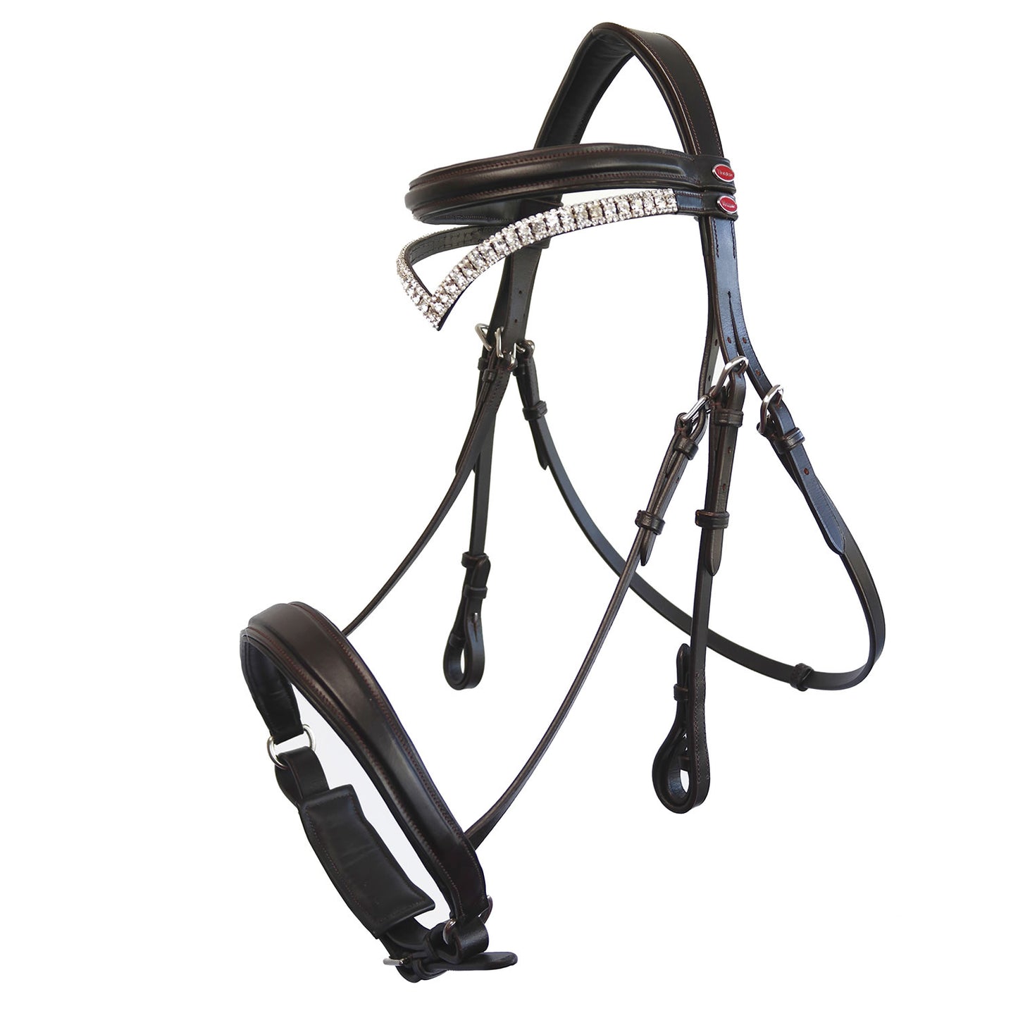 Whitaker BR072 Lynton Snaffle Bridle with 2 Browbands