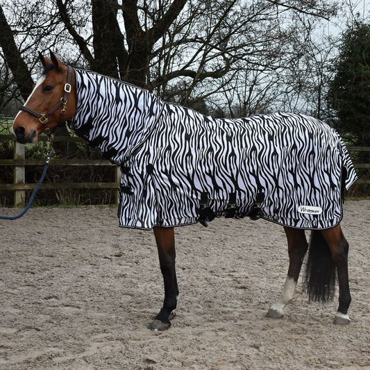 Whitaker R236 Marwell Fly Rug Zebra