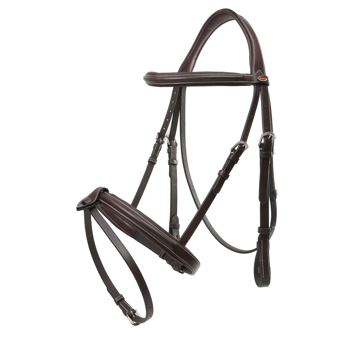 Whitaker BR051A Eastwood Raised Flash Bridle with Reins