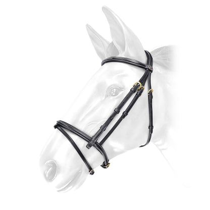 Whitaker BR053 Valencia Super Deluxe Flash Bridle with Reins