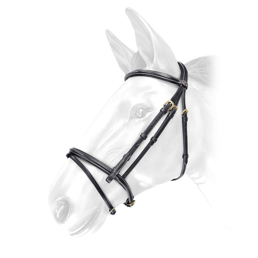 Whitaker BR053 Valencia Super Deluxe Flash Bridle with Reins