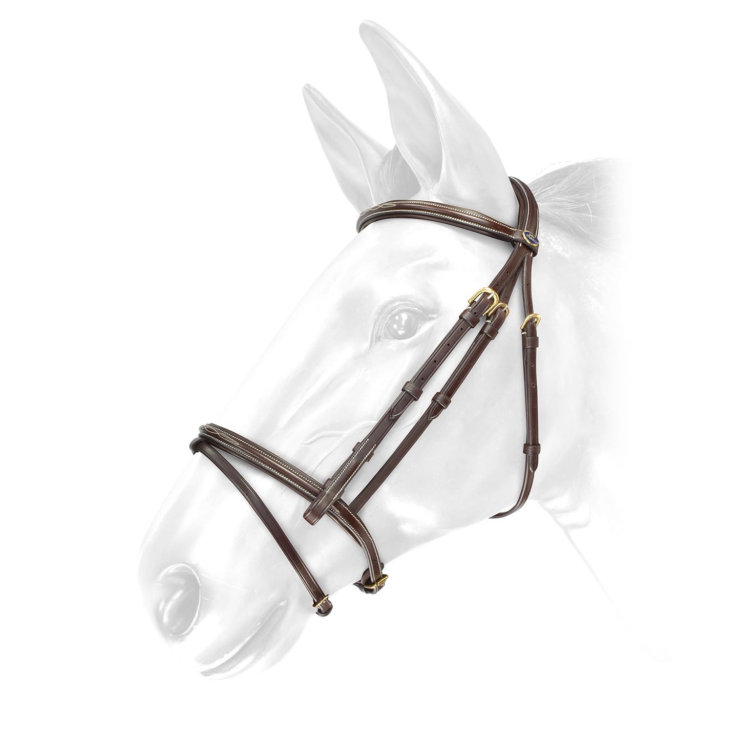 Whitaker BR053 Valencia Super Deluxe Flash Bridle with Reins