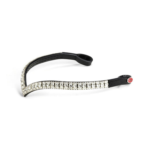 Whitaker BR072BB Lynton V-Shaped Diamante Browband