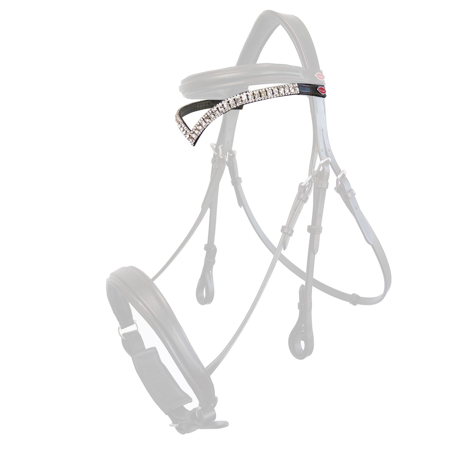 Whitaker BR072BB Lynton V-Shaped Diamante Browband