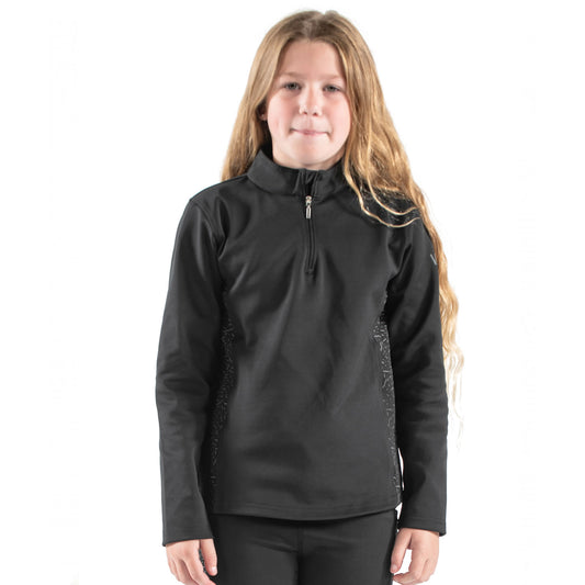 Whitaker PS255K Hatfield Young Rider Reflective Baselayer Black