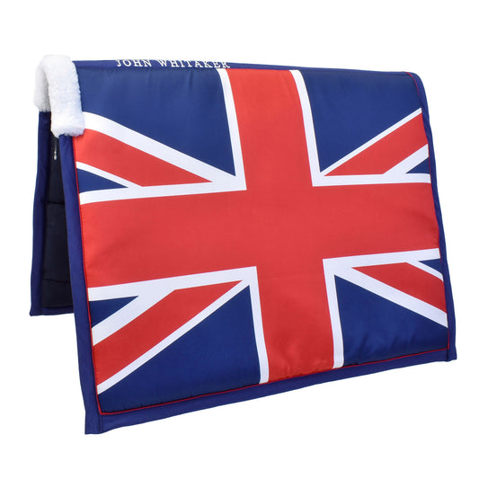 Whitaker UJSPSQ Union Jack Square Saddle Pad - Full