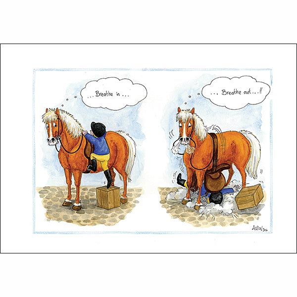 Alison's Horses Card - Breath In