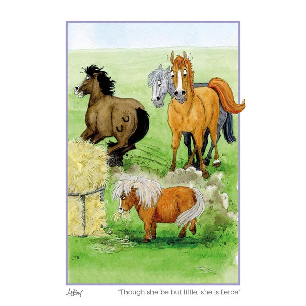 Alison's Horses Card - Fierce