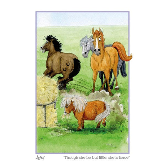 Alison's Horses Card - Fierce