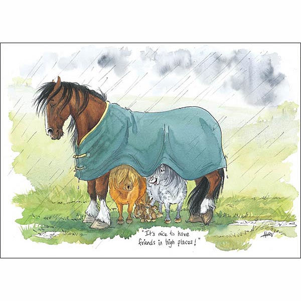 Alison's Horses Card - High Places