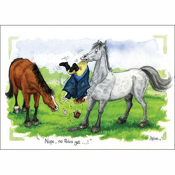 Alison's Horses Card - No Polos