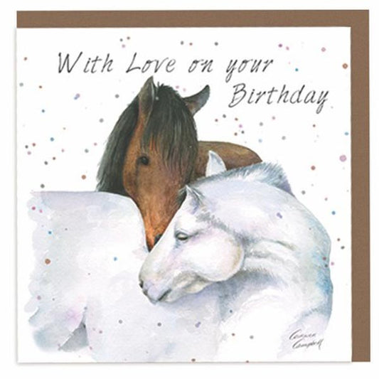 Greetings Card - Country Collection - Horses