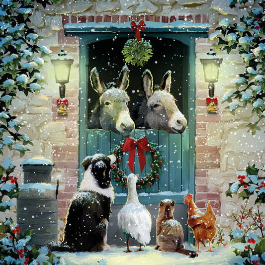 Christmas Cards: Stable Door