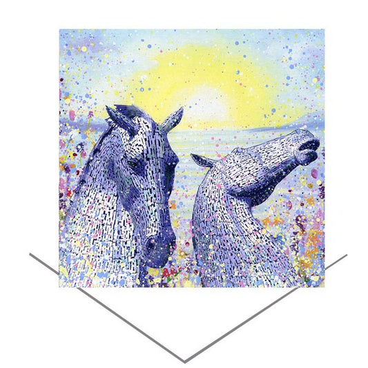 Greeting Cards: Equestrian Landmarks - The Kelpies