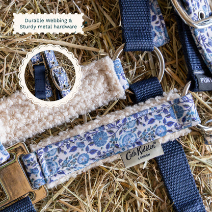 Cath Kidston Headcollar Rope Set: Blue Strawberry